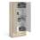 Space Wardrobe with 2 Doors + 1 Drawer in Oak 1750 7