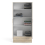 Space Wardrobe with 2 Doors + 1 Drawer in Oak 1750 8