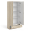 Space Wardrobe with 2 Doors + 1 Drawer in Oak 1750 5