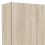 Space Wardrobe with 2 Doors + 1 Drawer in Oak 1750 9