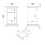 Paris Nightstand 1 Door + 1 Drawer in White 9