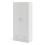 Space Wardrobe with 2 Doors + 1 Drawer in White 1750 3