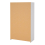 Uppsala Open Mobile Wardrobe Unit in White with a Grey Textile Curtain 4