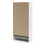 Space Wardrobe with 2 Doors + 1 Drawer in White 1750 4