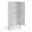 Space Wardrobe with 2 Doors + 1 Drawer in White 1750 5