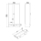 Space Wardrobe with 2 Doors + 1 Drawer in White 1750 11