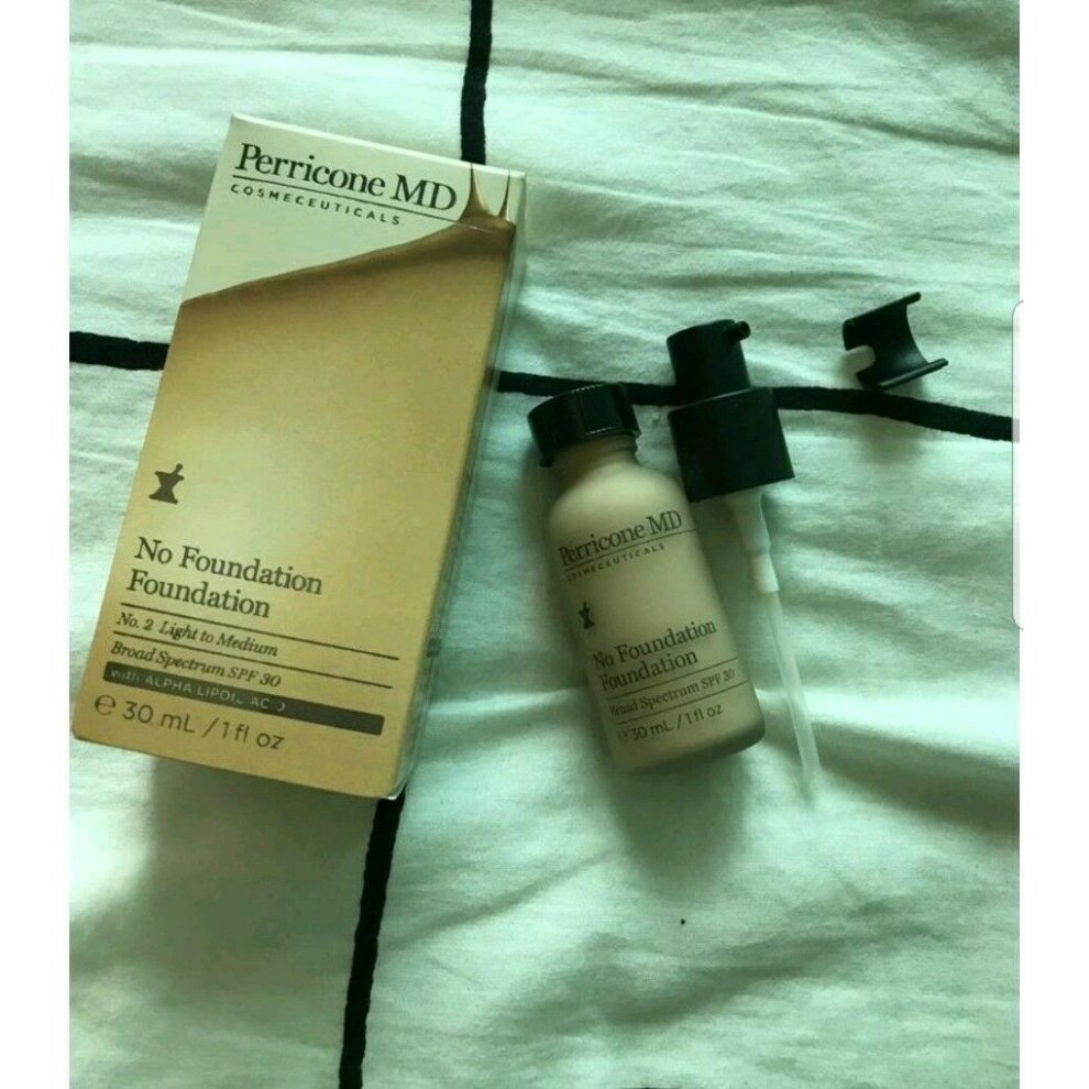 Perricone MD No Foundation Foundation SPF 30 (NO. 2 Light to Mediu) 30ml/1 fl oz