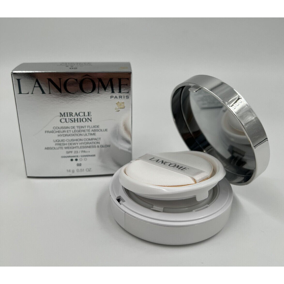 Lancome Miracle Cushion Liquid Cushion Compact Shade 02 Beige Rose 14g