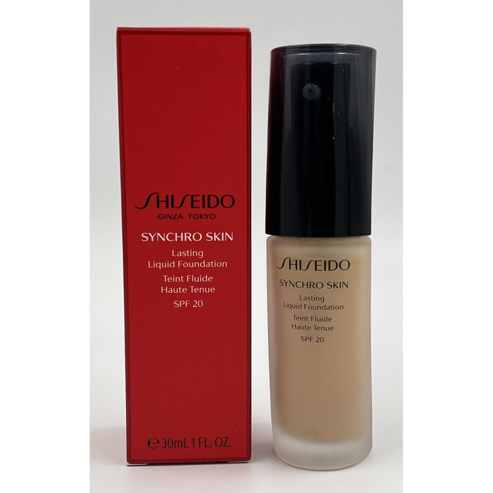 SHISEIDO SYNCHRO SKIN LASTING LIQUID FOUNDATION SPF20 SHADE # NEUTRAL 3