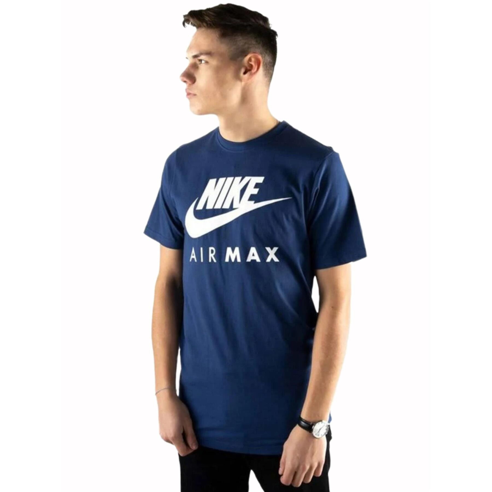 (Blue, S) Nike Air Max Mens T-Shirt