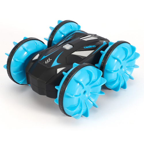 2.4G Waterproof Off - road Double - sided Driving Charging Tank - Blue