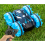 2.4G Waterproof Off - road Double - sided Driving Charging Tank - Blue 3