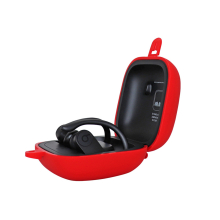 Aufbewahrungspaket für kabelloses Headset aus Silikon für Powerbeats Pro – ROT