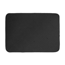 Tapis de litière imperméable Double couche pour chat, trappeur pliable, tapis pour animaux de compagnie, maison, taille L