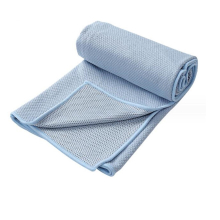 044 Sport Fitness Yoga Bettwäsche Schweißabsorbierendes Yoga-Handtuch Yoga-Decke -blau