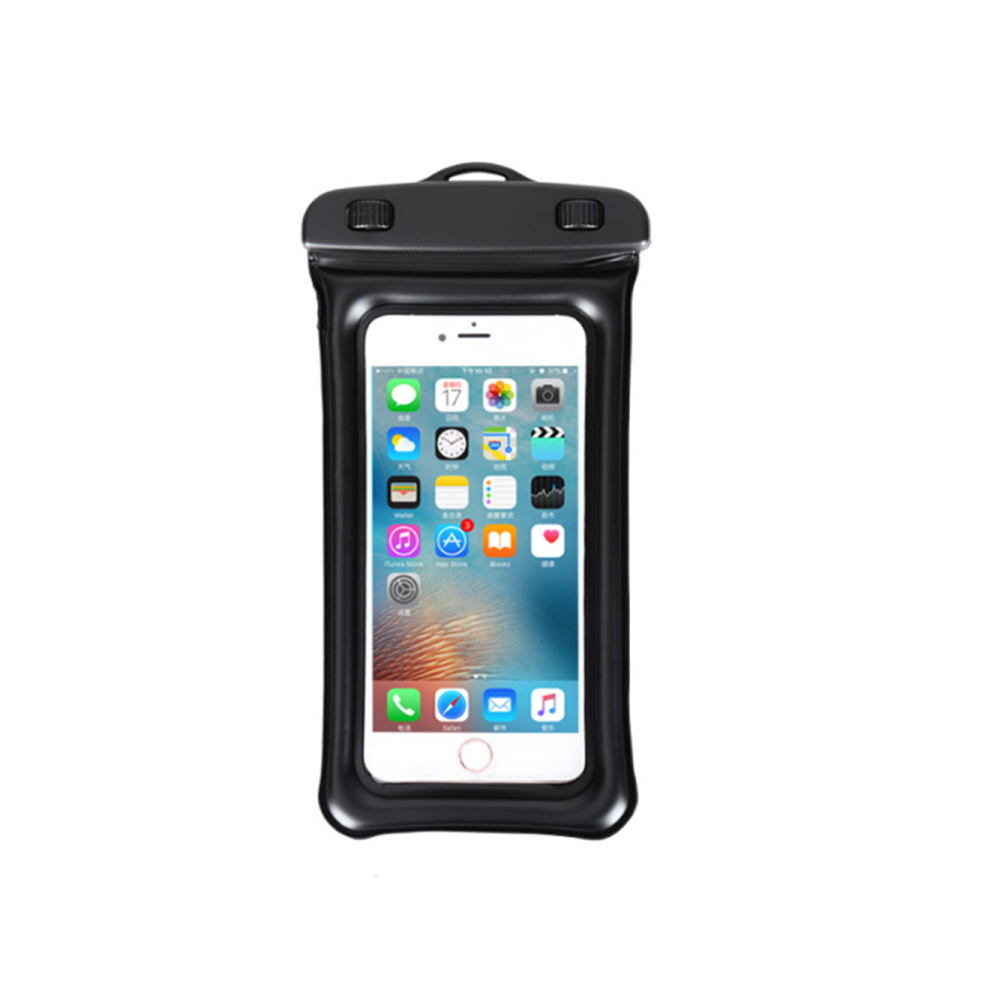 Outdoor Swimming Mobile Phone Waterproof Bag Floating Diving Bag - Black 766261998943