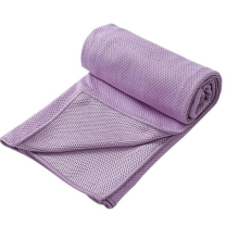 044 Sport Fitness Yoga Bettwäsche Schweißabsorbierendes Yoga-Handtuch Yoga-Decke -lila