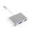 Typ C till VGA USB 3.0 USB-C Multiport Charging Converter HUB-adapter 4