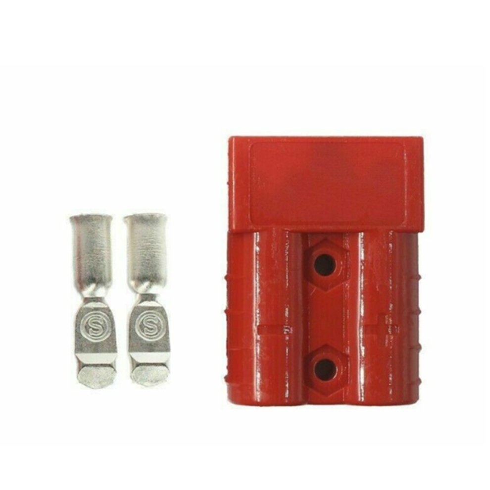 6X Connectors Anderson Style Plug Dc Power 50Amp Solar Caravan 6Awg Red 766262001949