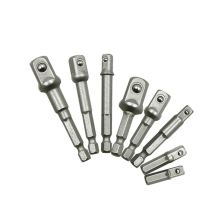 8 stücke Bohrer Buchse Hex Auswirkungen Stick Zu 1/4 3/8 1/2 Platz Stick Buchse Adapter