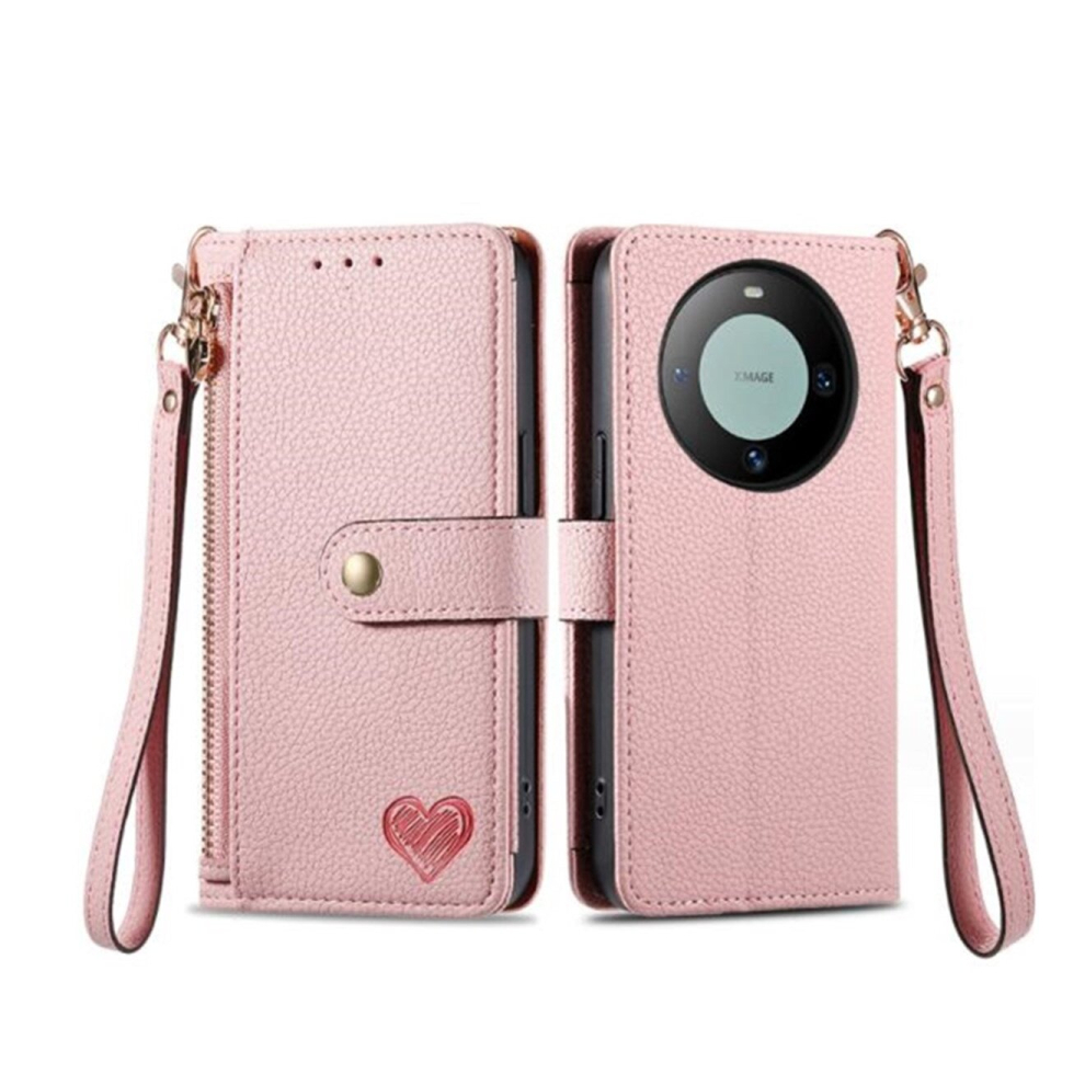 08 Flip Wallet Card Insert Phone Case Suitable For Huawei Mate60pro 766262012419
