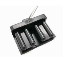 4 x 120 A schwarze Anderson-Stecker-Staubkappe zum Aufstecken auf die Staubkappenabdeckung