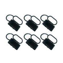 6 x schwarze Staubkappe, Abdeckung, 350 Ampere, Anderson-Stil, Stecker, Auto, 4WD, Wohnwagen