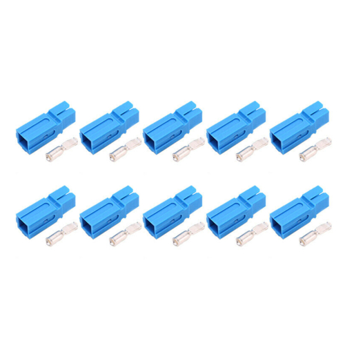 10 x 45 Ampere Single Anderson Power Pole Connector Set Single Pole-Blau 2