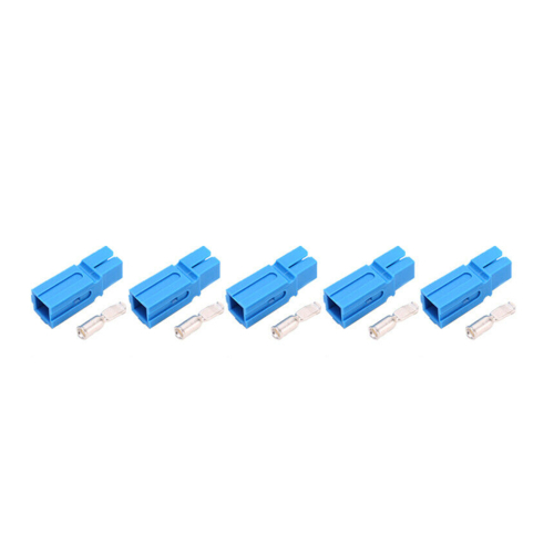 10 x 45 Ampere Single Anderson Power Pole Connector Set Single Pole-Blau 1