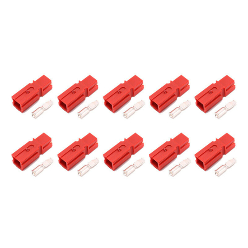 10 x 45 Ampere Single Anderson Power Pole Connector Set Single Pole-Rot 2