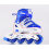 Patins infantis com patins ajustáveis de fileira reta e full-flash - AZUL 3