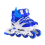 Patins infantis com patins ajustáveis de fileira reta e full-flash - AZUL 1