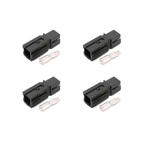 4 x 75 Ampere Single Anderson Power Pole Connector Set Single Pole-Schwarz 1