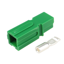 4 x 75 Ampere Single Anderson Power Pole Connector Set Single Pole-Grün