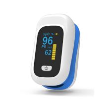 Fingertip Oxygen Saturation Monitor, Pulse Oximeter, Blue