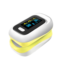 Fingertip Oxygen Saturation Monitor, Pulse Oximeter, Yellow