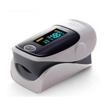 Finger Clip Pulse Oximeter Blood Oxygen Saturation Monitor LED - Gray