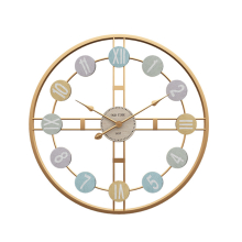 Nordic Mute Minimalist Clock Modern Craft Iron Clock - Gold Gold - 60CM