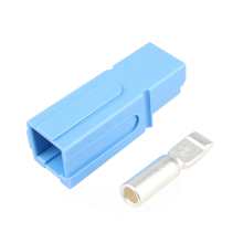 4 x 180 Ampere Single Anderson Power Pole Connector Set Single Pole-Blau