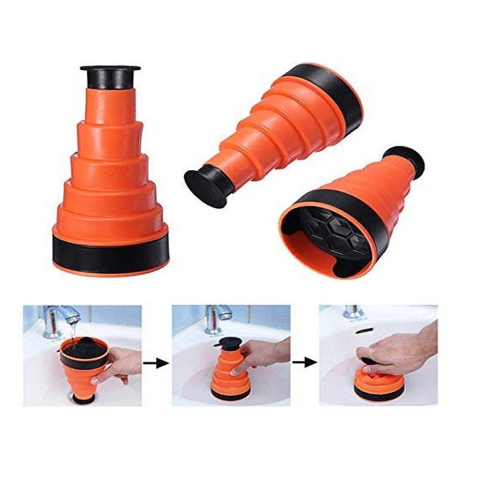 High Pressure Manual Sink Plunger Toilet Bathtub Clog Remover 766261998424