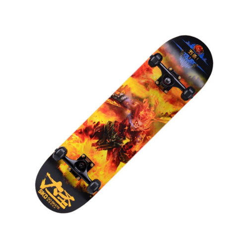 Πλήρες Skateboard 31 ιντσών Maple 4-Wheel 7-Ply για αρχάριους - 2#