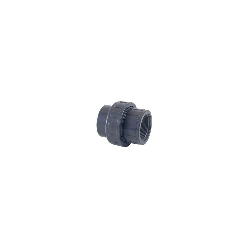 Certikin SPX025034UA | Size 25 x Â¾ inch Grey PVC Pipe & Fittings - Metric > Grey Union