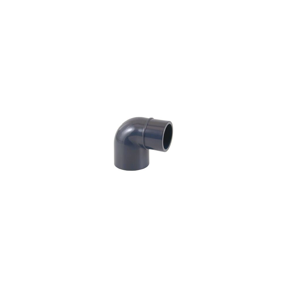 Certikin SPX050040RE90 | Size 50 x 50 - 40 Grey PVC Pipe & Fittings - Metric > Grey 90 degree Reducing Elbow