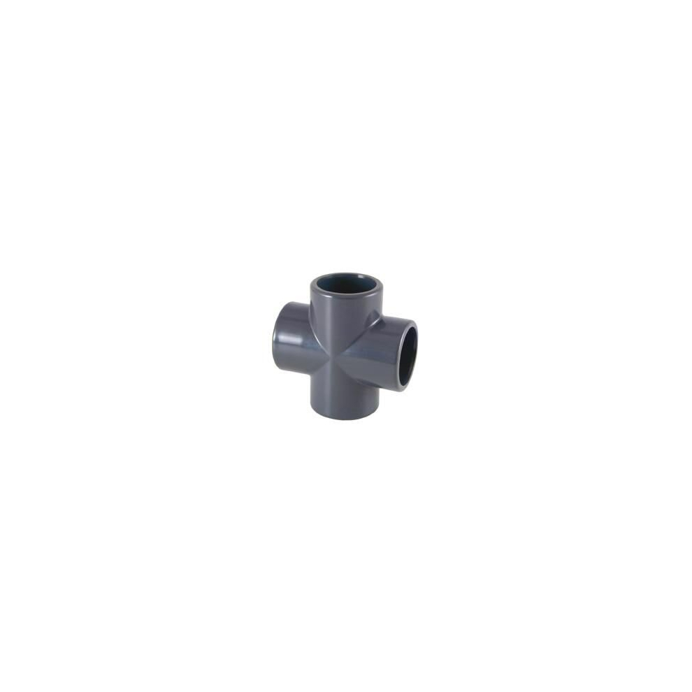 Certikin SPX05090X | Size 50 Grey PVC Pipe & Fittings - Metric > Grey Cross