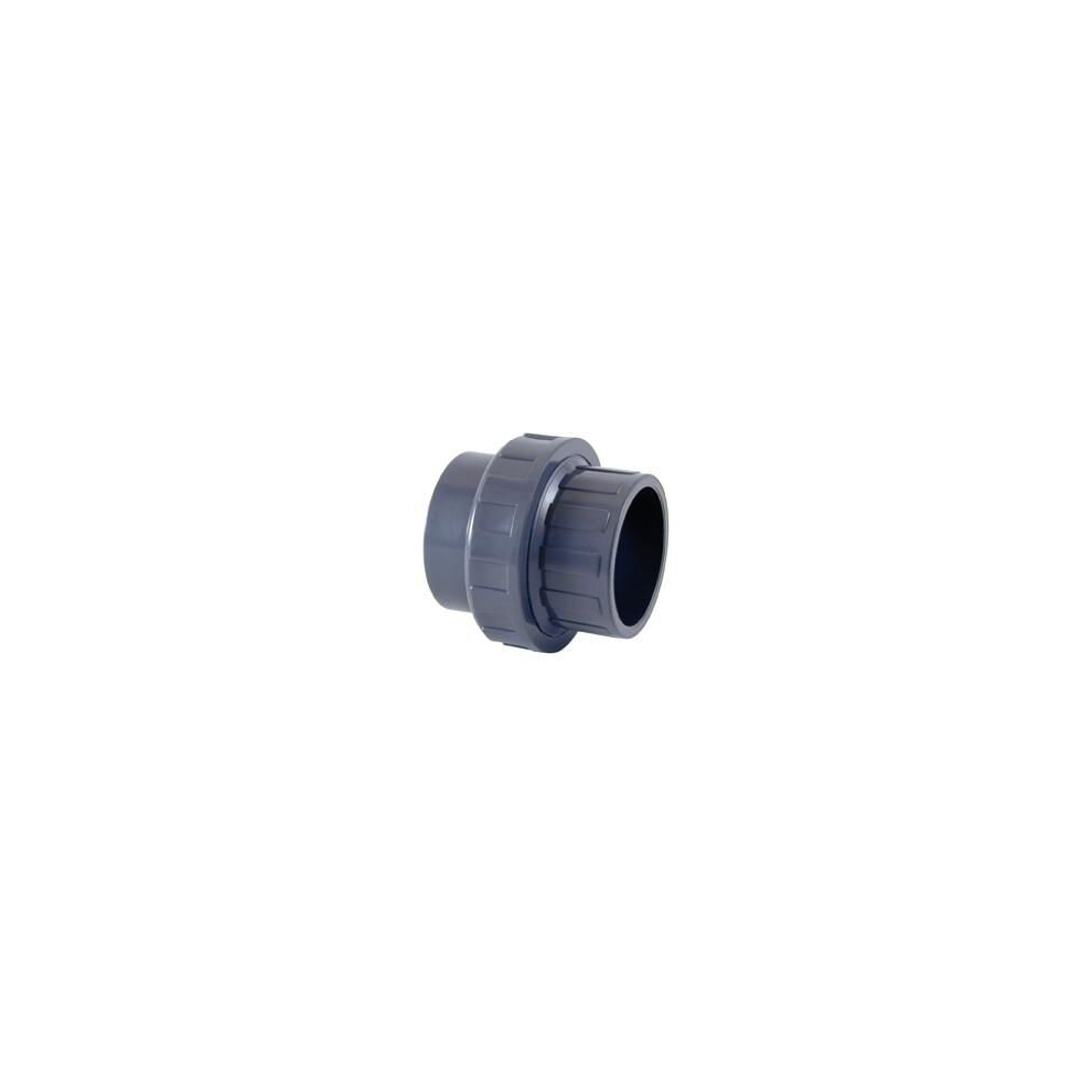 Certikin SPX050SU | Size 50 Grey PVC Pipe & Fittings - Metric > Grey Union