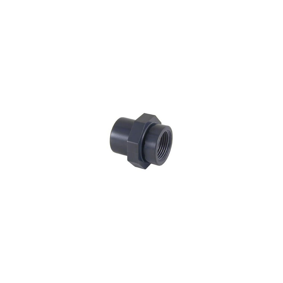 Certikin SPX025012RBT | Size 25 - 20 x Â½ inch Grey PVC Pipe & Fittings - Metric > Grey Adaptor Nipple