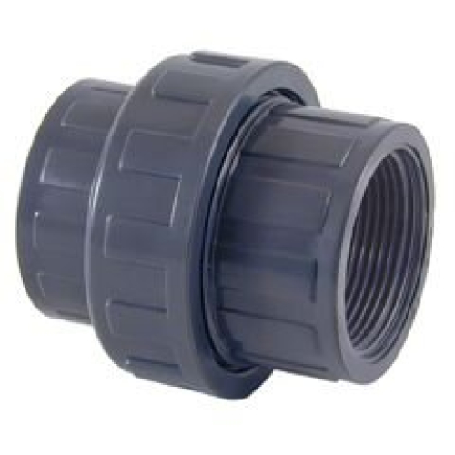 Certikin Grey PVC Union GP100FTU | Size 1 inch