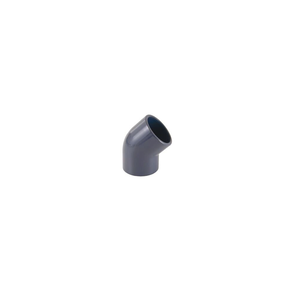 Certikin SPX02045 | Size 20 Grey PVC Pipe & Fittings - Metric > PVC elbow 45ÃÂº solvent socket