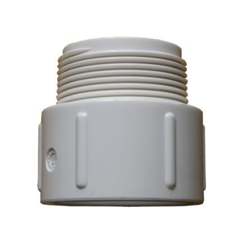 1.5in Plastica White Socket Nipple P MT - Single