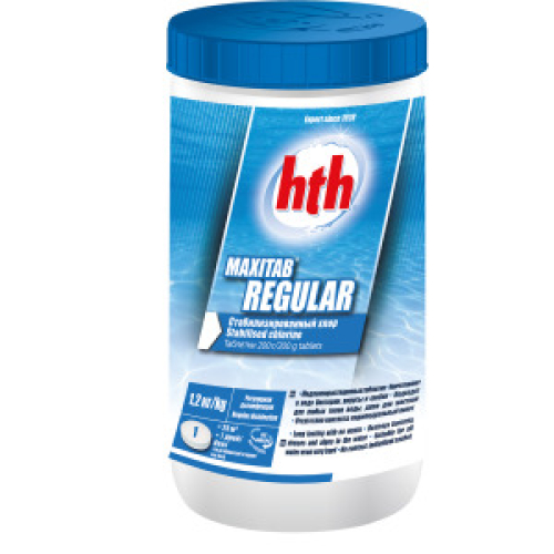 hth Stabilised Chlorine - Tablets HTHT012/6 | hth Maxitab 200G Regular 1.2kg (6 per pack)